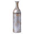 Vintiquewise 33 Rustic Farmhouse Style Galvanized Metal Floor Vase Decoration, Medium QI003484.M
